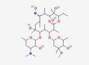 Two-dimensional chemical structure of Roxithromycin Impurity C