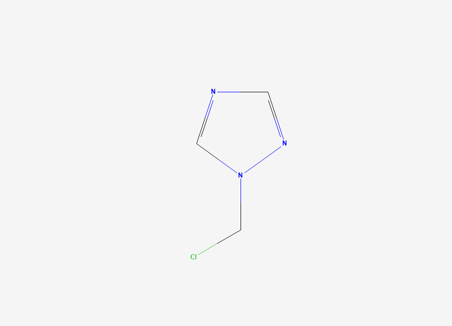 Two-dimensional chemical structure of 1-Chloromethyl-1H-1,2,4-triazole
