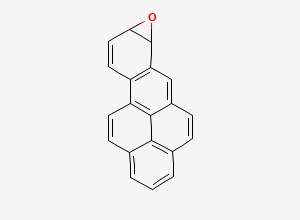 Two-dimensional chemical structure of 6b,7a-Dihydrobenzo(10,11)chryseno(1,2-b)oxirene, CAS 36504-65-1