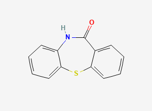 Two-dimensional chemical structure of Quetiapine EP Impurity G, CAS 3159-07-7
