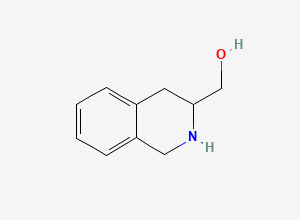Two-dimensional chemical structure of (1,2,3,4-Tetrahydro-isoquinolin-3-yl)-methanol