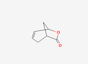 Two-dimensional chemical structure of 6-Oxabicyclo[3.2.1]oct-3-en-7-one