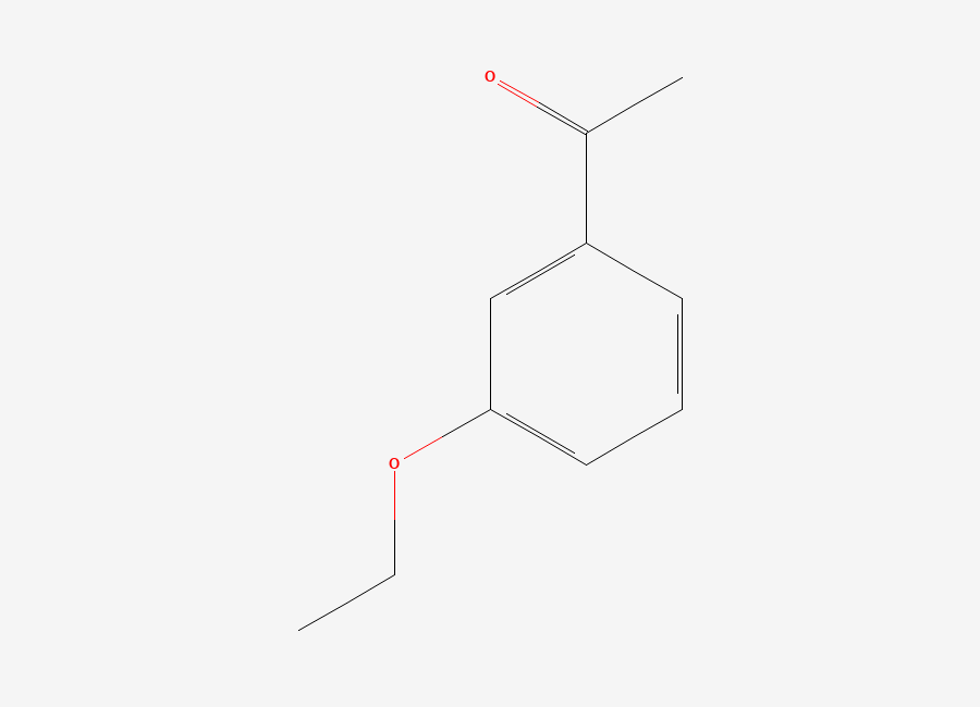 Two-dimensional chemical structure of 1-(3-Ethoxyphenyl)ethanone