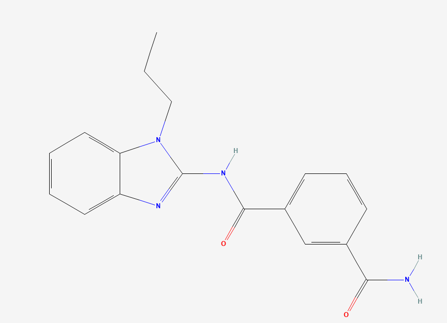 Two-dimensional chemical structure of Takinib