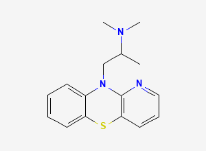 Two-dimensional chemical structure of Isothipendyl, CAS 482-15-5