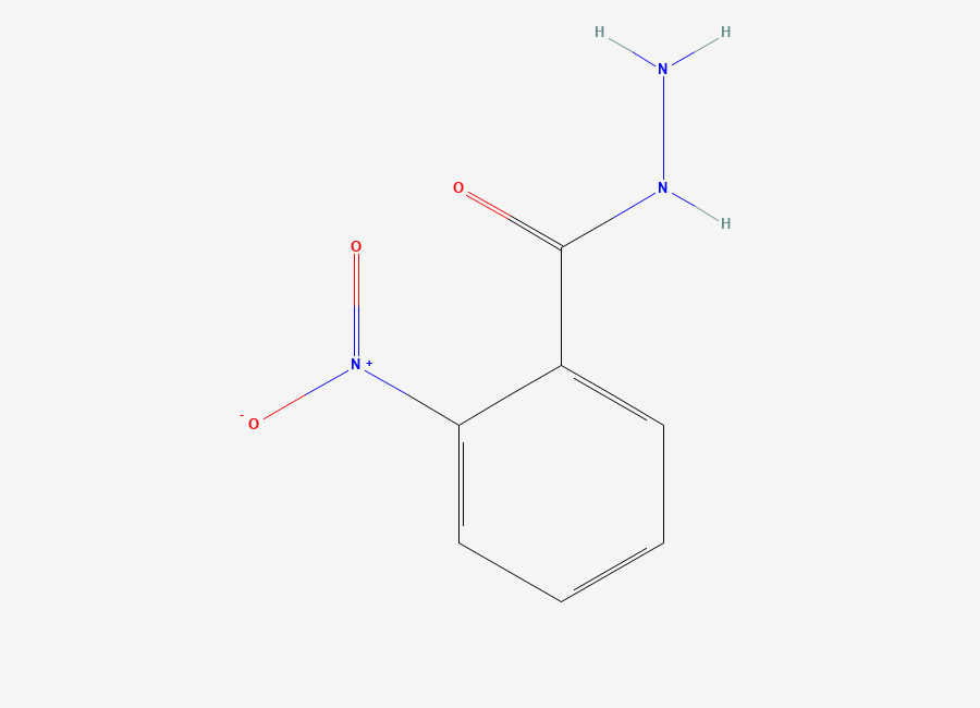 Two-dimensional chemical structure of o-Nitrobenzohydrazide