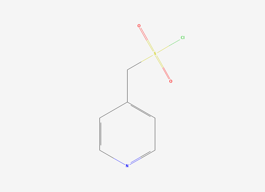 Two-dimensional chemical structure of Pyridin-4-ylmethanesulfonyl Chloride