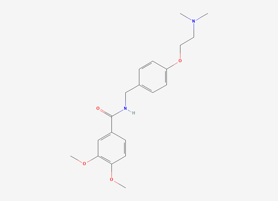 Two-dimensional chemical structure of Itopride, CAS 122898-67-3