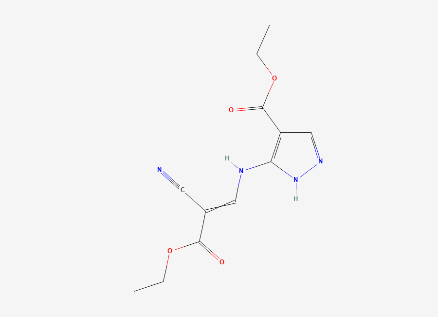 Two-dimensional chemical structure of Allopurinol Related Compound F, CAS 321571-07-7