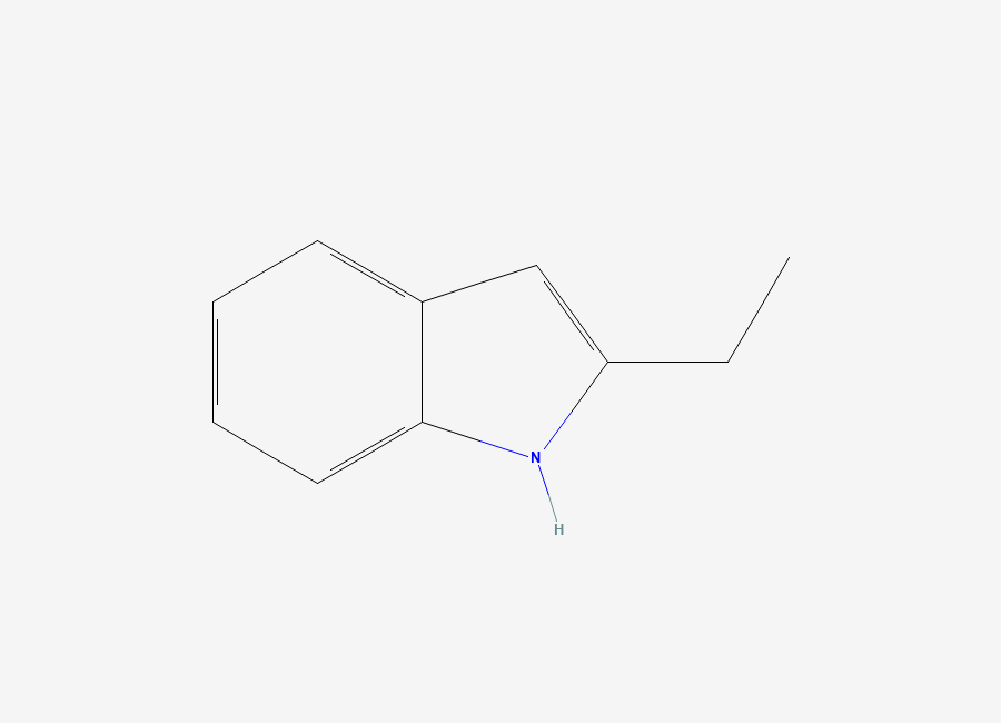 Two-dimensional chemical structure of 2-ethyl-1H-indole