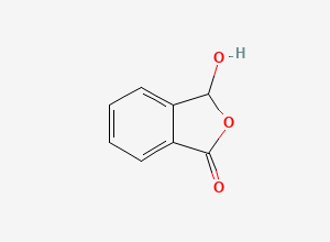 Two-dimensional chemical structure of 3-Hydroxyisobenzofuran-1(3H)-one