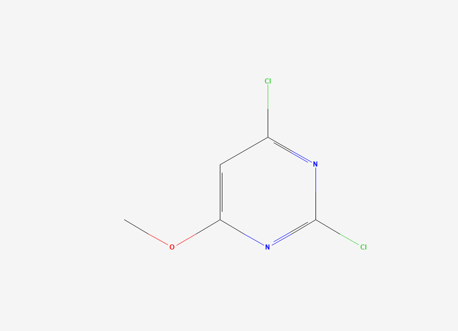 Two-dimensional chemical structure of 2,4-Dichloro-6-methoxypyrimidine