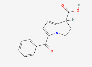 Two-dimensional chemical structure of Ketorolac, CAS 74103-06-3
