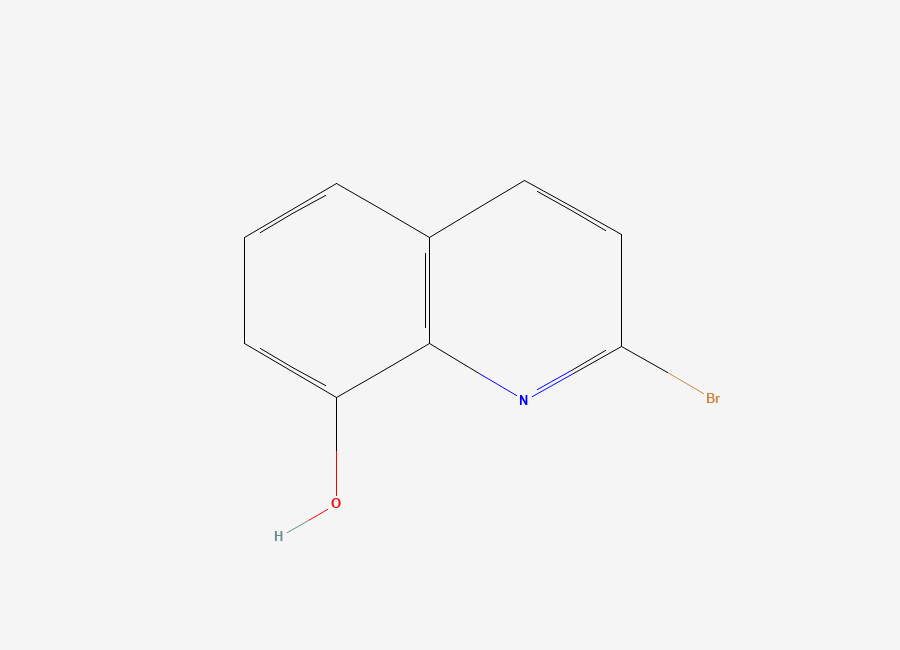 Two-dimensional chemical structure of 2-Bromoquinolin-8-ol