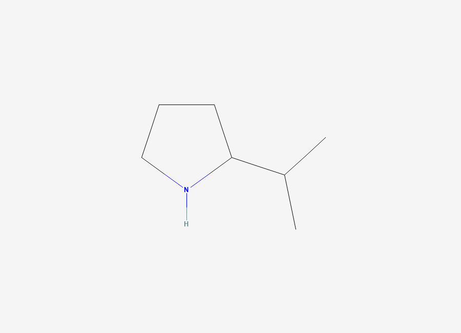 Two-dimensional chemical structure of 2-(Propan-2-yl)pyrrolidine
