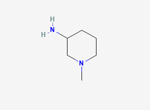 Two-dimensional chemical structure of 1-Methylpiperidin-3-amine
