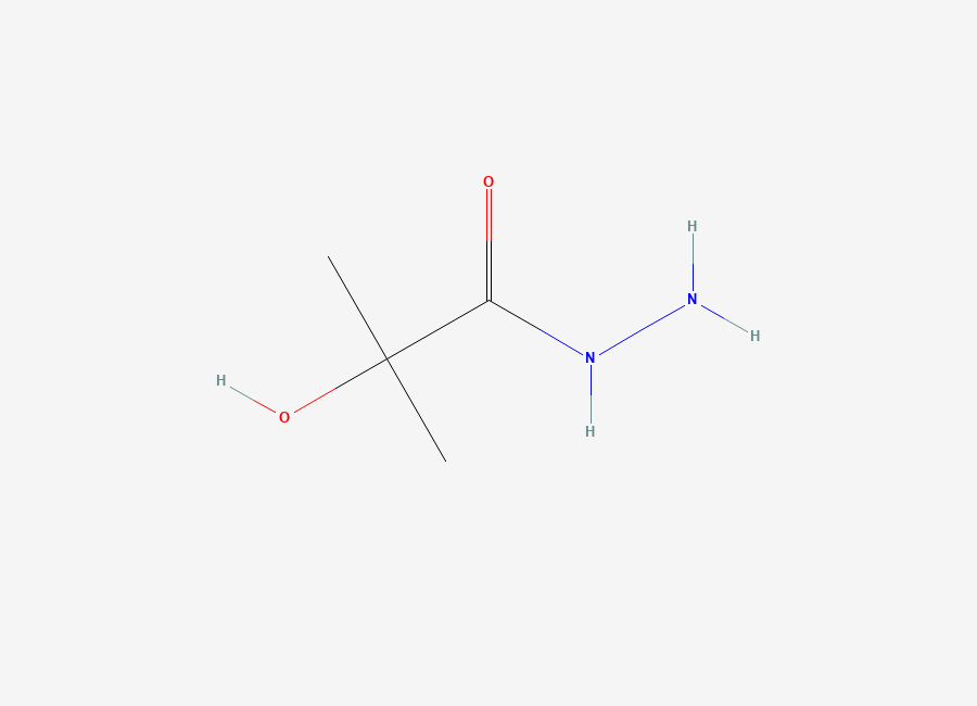 Two-dimensional chemical structure of 2-Hydroxy-2-methylpropanehydrazide