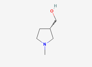 Two-dimensional chemical structure of (S)-(1-Methylpyrrolidin-3-YL)methanol