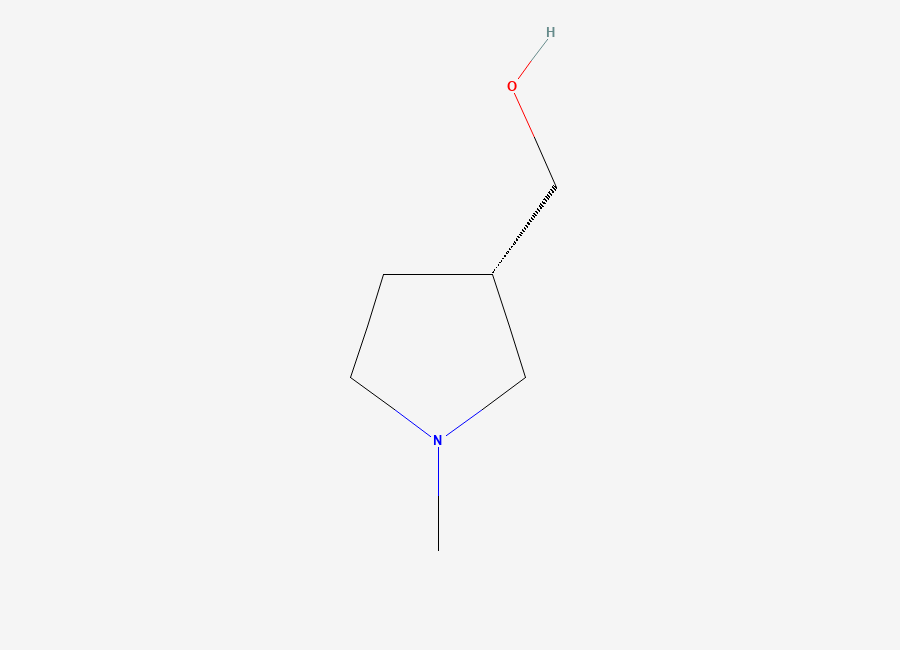 Two-dimensional chemical structure of (S)-(1-Methylpyrrolidin-3-YL)methanol