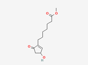 Two-dimensional chemical structure of (-)-Norprostol, CAS 42038-75-5