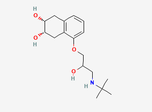 Two-dimensional chemical structure of Nadolol