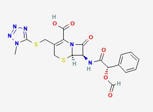 Two-dimensional chemical structure of Cefamandole Impurity 6