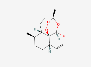 Two-dimensional chemical structure of Artemisinin Anhydro Dihydro Impurity / Artesunate IP Impurity C, CAS 82596-30-3