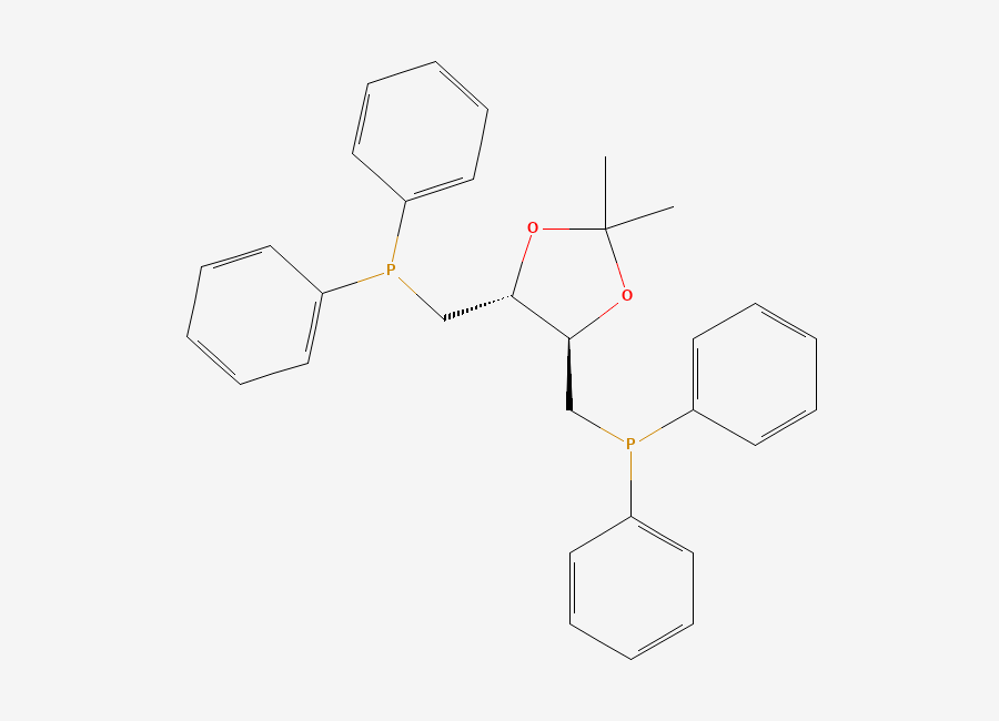 Two-dimensional chemical structure of (-)-Diop