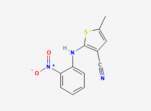 Two-dimensional chemical structure of Olanzapine EP Impurity A, CAS 138564-59-7