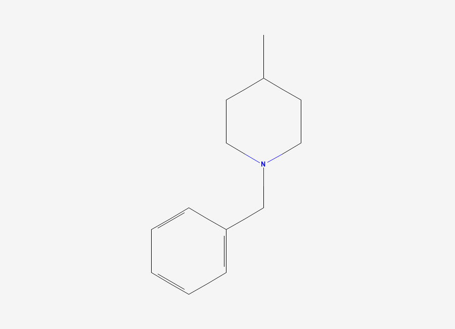 Two-dimensional chemical structure of 1-Benzyl-4-methylpiperidine