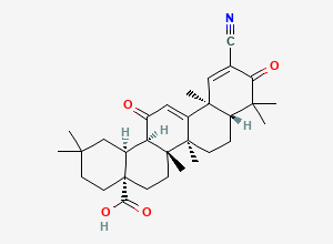 Two-dimensional chemical structure of Bardoxolone