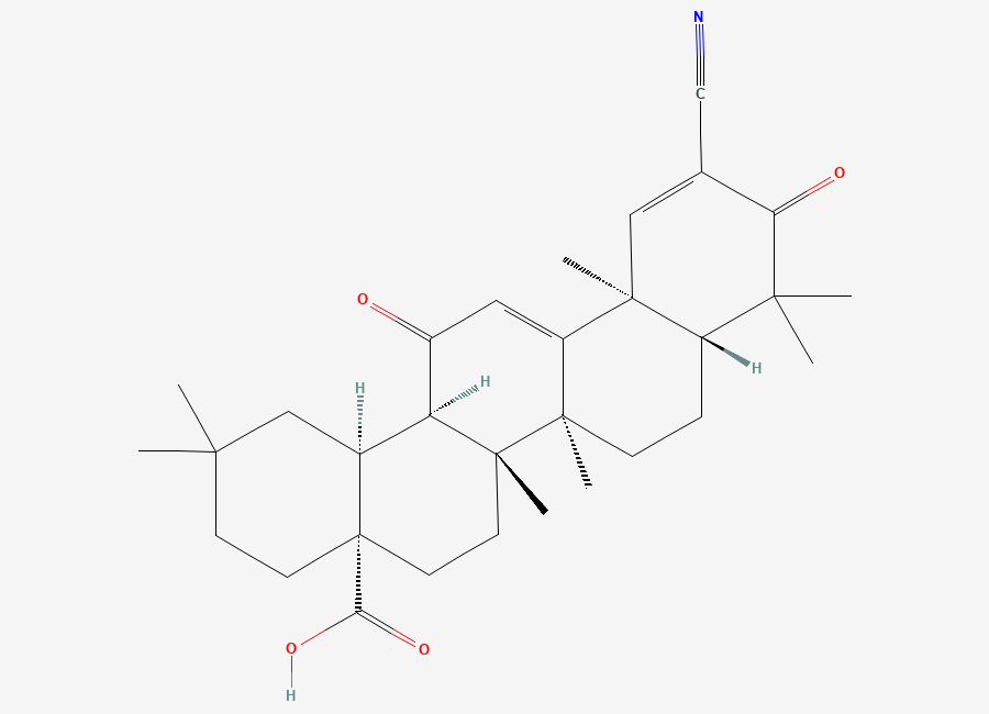 Two-dimensional chemical structure of Bardoxolone