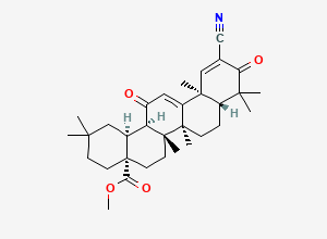 Two-dimensional chemical structure of Bardoxolone Methyl