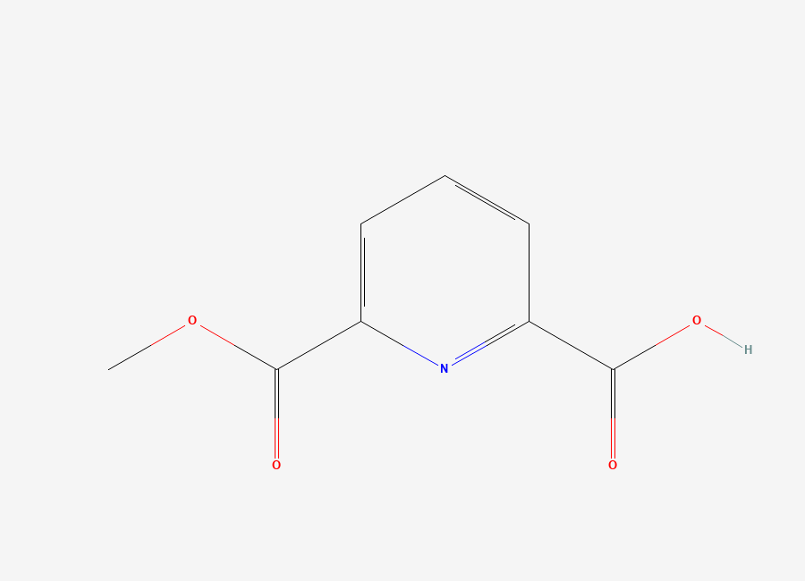 Two-dimensional chemical structure of 6-(Methoxycarbonyl)pyridine-2-carboxylic acid