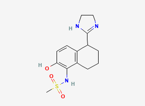 Two-dimensional chemical structure of A 61603