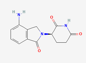 Two-dimensional chemical structure of R-Lenalidomide, CAS 874946-00-6