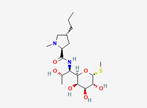 Two-dimensional chemical structure of Lincomycin EP Impurity D/ Lincomycin BP Impurity D/ 7-Epi Lincomycin (free base), CAS 17017-22-0