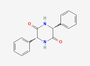 Two-dimensional chemical structure of Ampicillin EP Impurity G/ Diphenyldiketopiperazine, CAS 31485-02-6