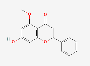 Two-dimensional chemical structure of Alpinetin