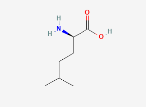 Two-dimensional chemical structure of 5-Methyl-D-norleucine