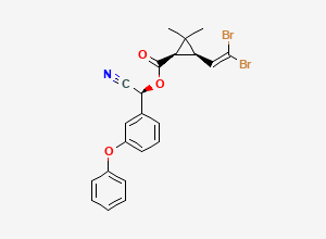 Two-dimensional chemical structure of Deltamethrin