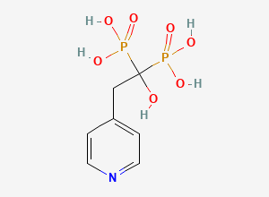 Two-dimensional chemical structure of Risedronate Sodium EP Impurity C, CAS 105462-25-7
