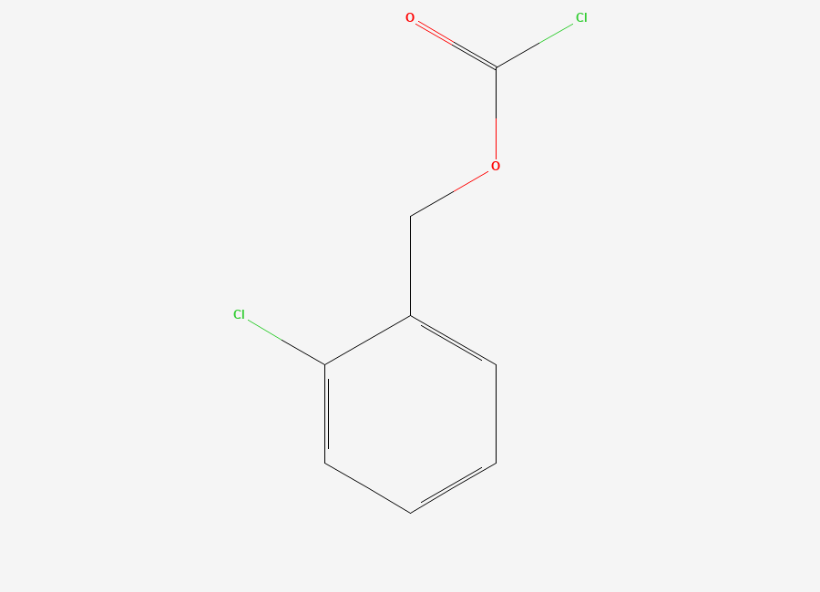 Two-dimensional chemical structure of 2-Chlorobenzyl chloroformate