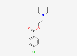 Two-dimensional chemical structure of Procaine Impurity F