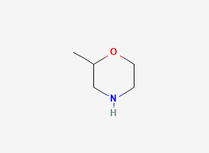 Two-dimensional chemical structure of 2-Methylmorpholine