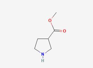 Two-dimensional chemical structure of Methyl Pyrrolidine-3-carboxylate