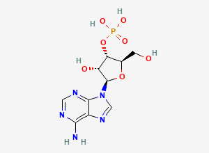 Two-dimensional chemical structure of Adenosine 3'-Phosphate