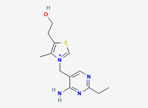 Two-dimensional chemical structure of Thiamine EP Impurity F, CAS 10593-44-9