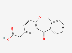 Two-dimensional chemical structure of Olopatadine Related Compound C, CAS 55453-87-7