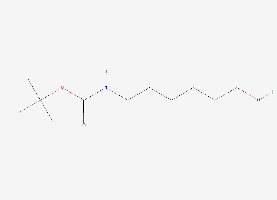 Two-dimensional chemical structure of tert-Butyl N-(6-hydroxyhexyl)carbamate